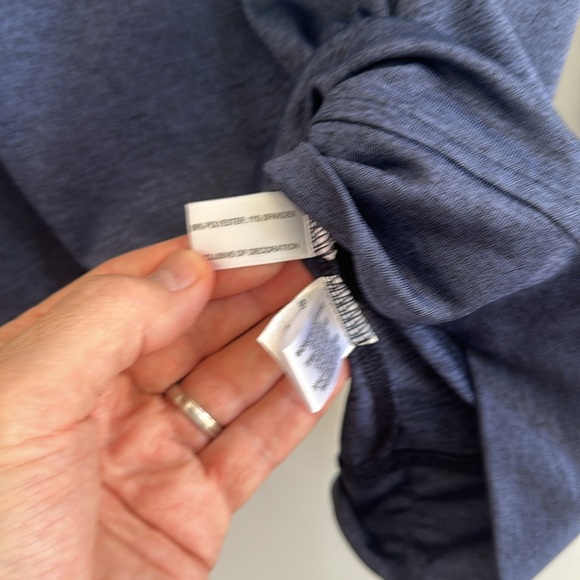 Men’s denim blue Cutter and Buck lightweight quarter zip top with Windstar logo - Picture 4 of 4